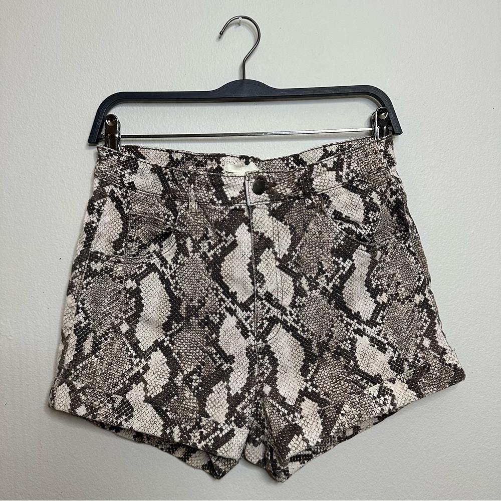 H&M Snake Print Shorts